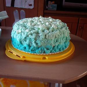 blue wave cake